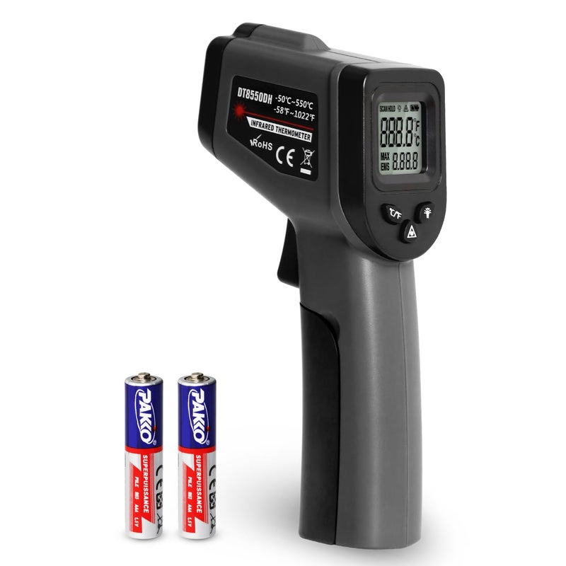 Seentech DT8380BH Industrial Infrared Thermometer - Non-Contact Temperature Tester for Kitchen & Industrial Use, -50°C to 380°C Range, High Precision with Laser Targeting (DT8550DH) - Image 1